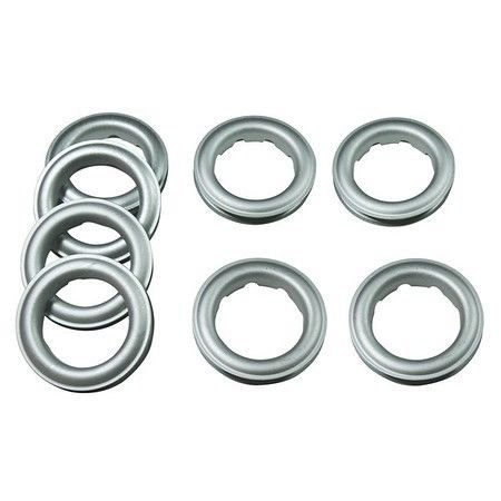 Easy-Set Metal, #12 Grommet, 1 9/16", 8 Sets, FROST SILVER