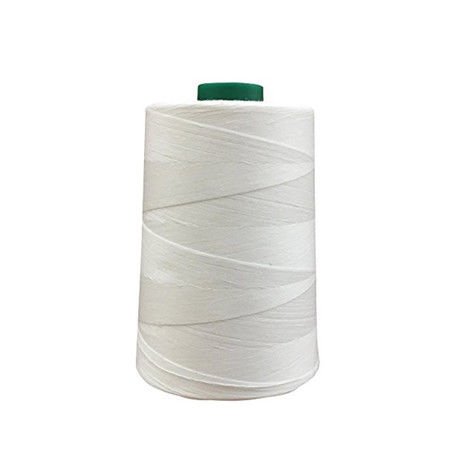 A&E Light Weight Polyester Thread, Tex 27 , White - 6000 Yard Spool