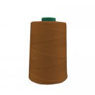 A&E Light Weight Polyester Thread, Tex 27 ,   Gold Brown - 6000 Yard Spool