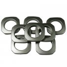Square #10 Plastic, 1 3/8", 8 Sets, Matte Nickel