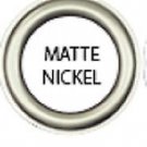 Easy-Set Metal, #12 Grommet, 1 9/16", 8 Sets, Matte Nickel