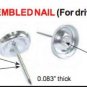 50:Osborne Covered button: No dent nails w/Soft Shells, Size 30- 3/4" dia(75320)