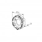 Somfy Universal Motor Bracket U.S. Thread
