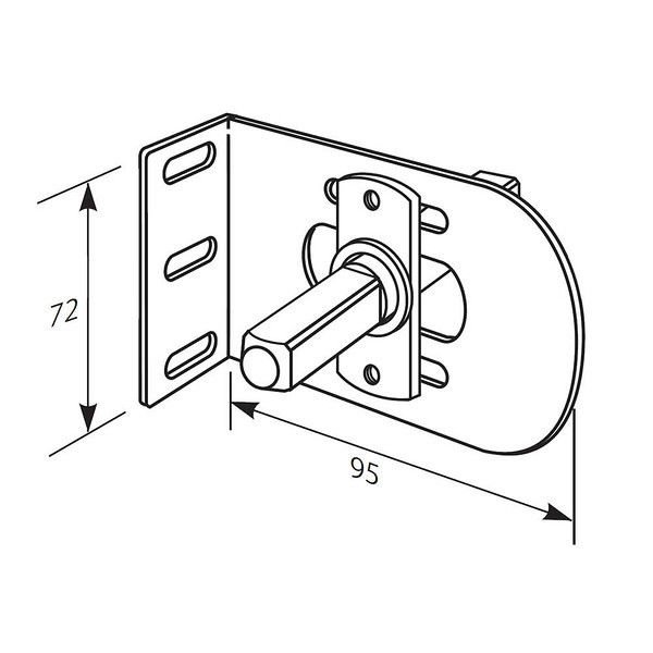 Somfy Intermediate Bearing Support for 1781018