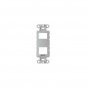 Somfy - DecoFlex face plate 2 channel - White
