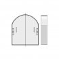 Somfy White Plastic Cover for LT Bracket  for 500 Series