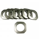 Square #15 Plastic, 1 3/8", 8 Sets, Matte Nickel
