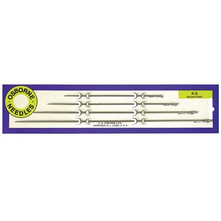 C.S. Osborne & Co. No. K-5 - Straight Rd. Point Needle Card