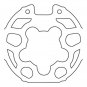 SOMFY LT50 LT60 WHEEL FOR TUBE D71 PERMA