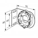 Somfy LT50 Adjustable Universal Motor Bracket