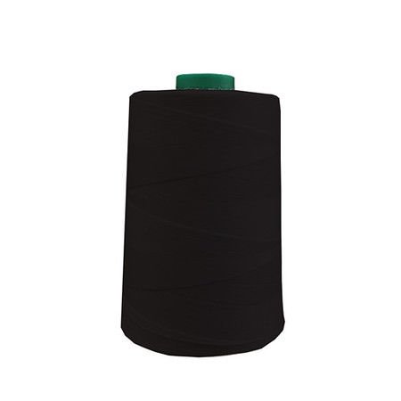 A&E Heavy Weight Polyester Thread, Tex 40 ,Black- 6000 Yard Spool