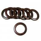 #15 Plastic Grommet, 1 7/8" ID, 8 Sets, Dark Wood
