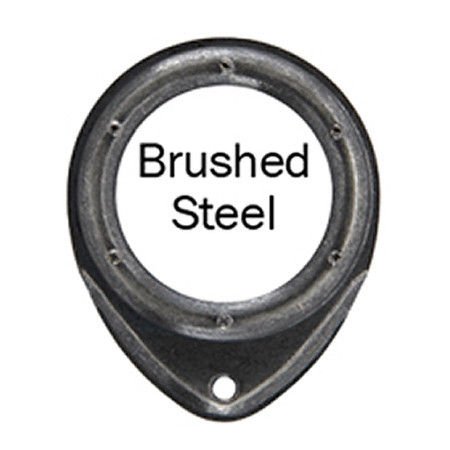 Grom-A-Link Grommet Attachments, Size #12, BRUSHED STEEL, 2 Pack