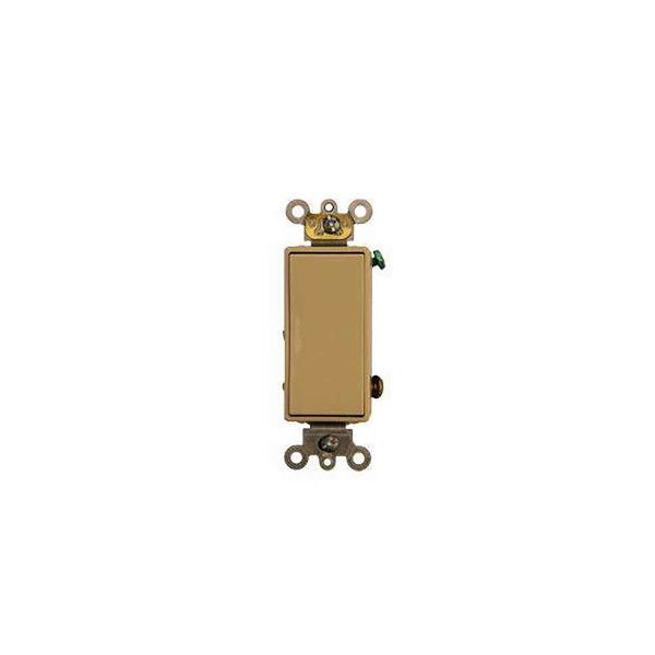 Somfy - Momentary Decorator/Designer Switch, Single Pole (Ivory)