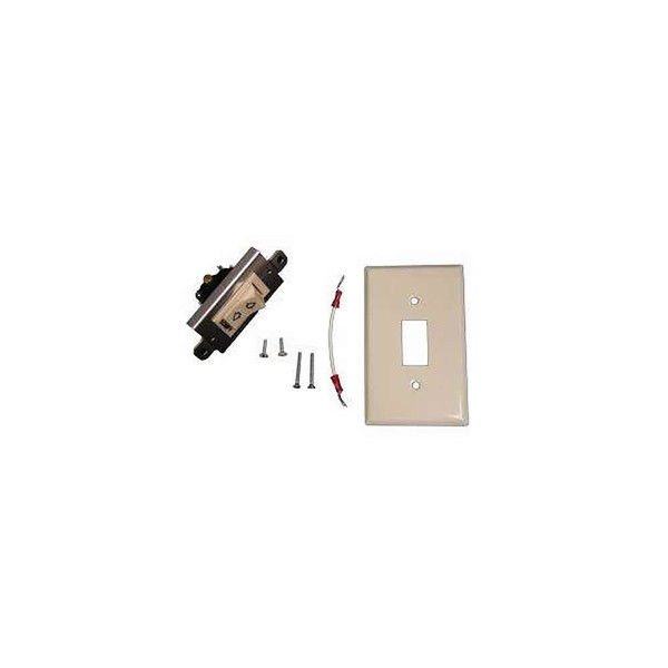 Somfy - Maintained Rocker Switch Kit with Standard Plate (Ivory)