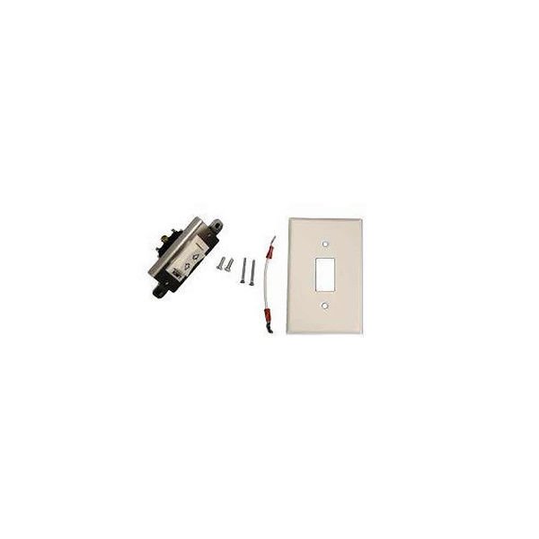 Somfy - Maintained Rocker Switch Kit with Standard Plate (White)