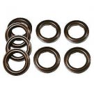 Easy-Set Metal, #12 Grommet, 1 9/16", 8 Sets, ANTIQUE. BRASS