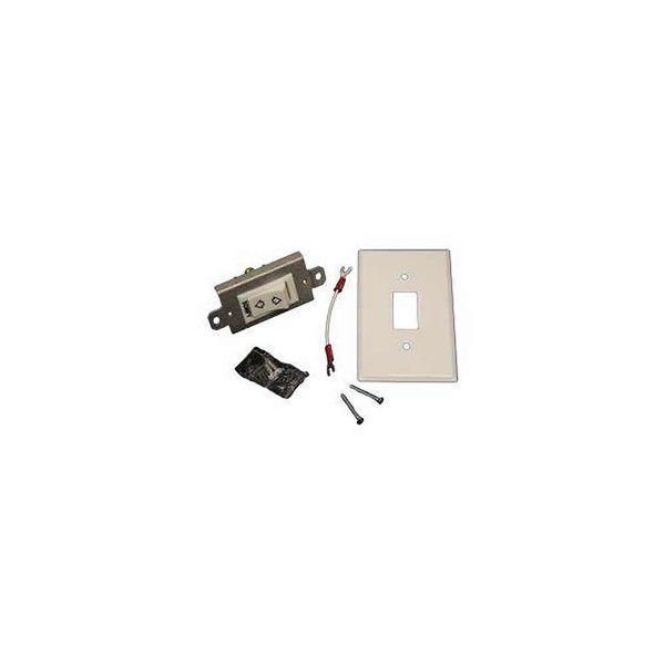 Somfy - Momentary Rocker Switch Kit with Standard Plate (White)