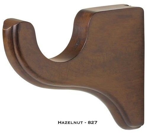 Kirsch Bracket - 3 _" projection - Kirsch Wood Trends - 2" - Hazelnut
