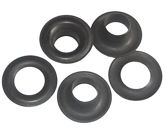 144 QTY-C.S. Osborne - No. B1-1-DULL Black Grommets & Washers,size 1. (71886)