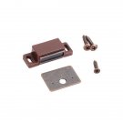 Box of 10- 15lb Single Magnetic Catches Brown/bronze Retail Pack. Shutter Hardwa