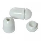 Lift Cord Condenser -Pill Shaped, White -10 pack