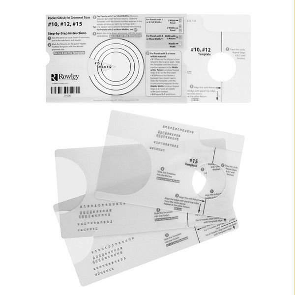 Grommet Spacing Template,  Perfect for Drape Making