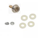 1000 QTY.:Osborne  5/8" Stainless Screw Studs+Snap Rings+Aluminum shell ,Size 30