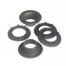 144 QTY-Osborne-No. B2-1-DULL Black Spur Grommets & Washers, size 1. (13346)