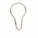 100 QTY. - Shower Curtain Rings, 3/32'' diameter, Brass