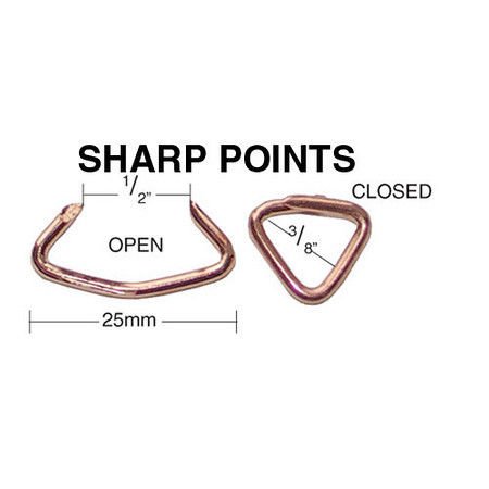 2000 QTY:C.S. Osborne & Co. No. 773 - Hog Rings w/ Sharp Points  MPN#64799