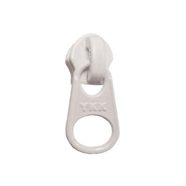 10 QTY. - Reverse Zipper Slide - WHITE