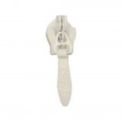 10 QTY. - Nylon Invisible Zipper Slides - size: #5 - IVORY