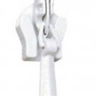 50 QTY. - Nylon Invisible Zipper Slides - size: #3 - WHITE