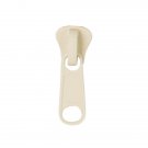 10 QTY. -Molded Tooth Zipper Slides - Size: #5 - IVORY