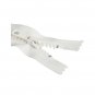 50 PAIR. - U-Shaped Zipper Top Stops - Size:#5 - NICKEL