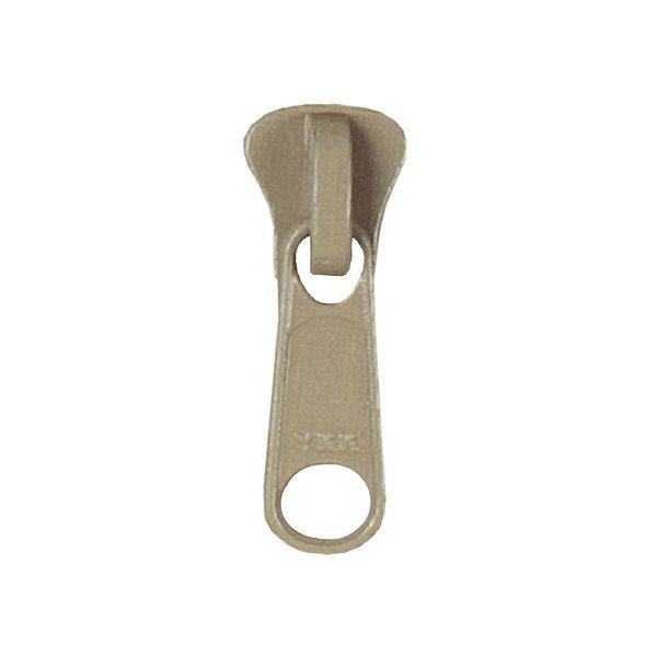10 QTY. -Molded Tooth Zipper Slides - Size: #8 - TAN