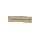 Molded Tooth Zippers - 1 Yard - size: #8 - TAN