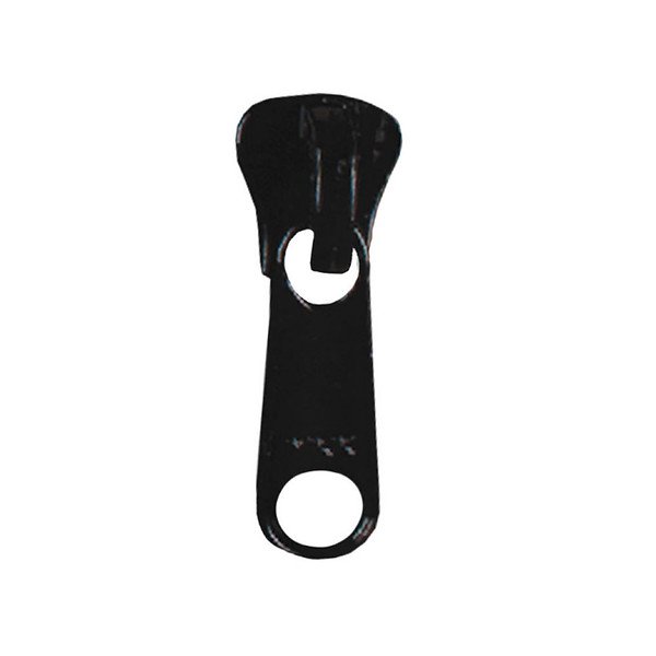 10 QTY. -Molded Tooth Zipper Slides - Size: #8 - BLACK