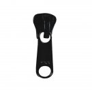 10 QTY. -Molded Tooth Zipper Slides - Size: #8 - BLACK