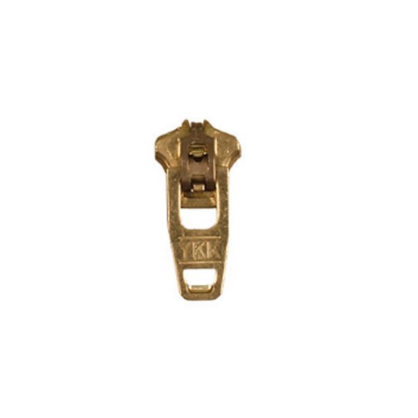 50 QTY. - YKK Zipper Slides - Size:4.5 - Type:Locking - Brass