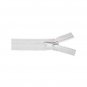 6 Yd Molded Tooth Zipper Chain #8 ,10 Slides and Top & Bottom Stop Sets, WHITE