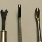 3 C. S. Osborne & Co. Upholstery Tools: 124 Remover + 120 1/2 Lifter +200 Claw