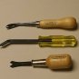 3 C. S. Osborne & Co. Upholstery Tools: 124 Remover + 120 1/2 Lifter +200 Claw