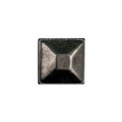 25 QTY:  Upholstery Nails, Cut Pyramid, 11/16", High Dome - Black Nickel