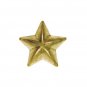 50 QTY: Specialty Upholstery Nails, Small Star, 1/2", Low Dome -  Brass