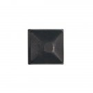 25 QTY:  Upholstery Nails, Cut Pyramid, 11/16", High Dome - Matte Black
