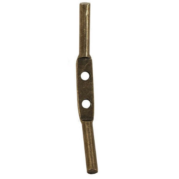 10 QTY: Shade Cord Cleats - Cast Metal - Size: 3 1/2" - Antique Brass
