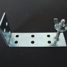 4 QTY: "L" Bracket/YANKEE Bracket,LARGE, w/ wingnut For Roman (or other) Shades