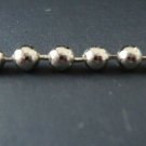 Nickel Plated Steel Beaded Chain, size #6 ,  100 Feet